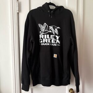 Carhartt Riley Green Hoodie / L Black